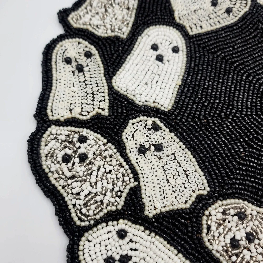Rachel Zoe Beaded Ghosts Charger Placemats 15